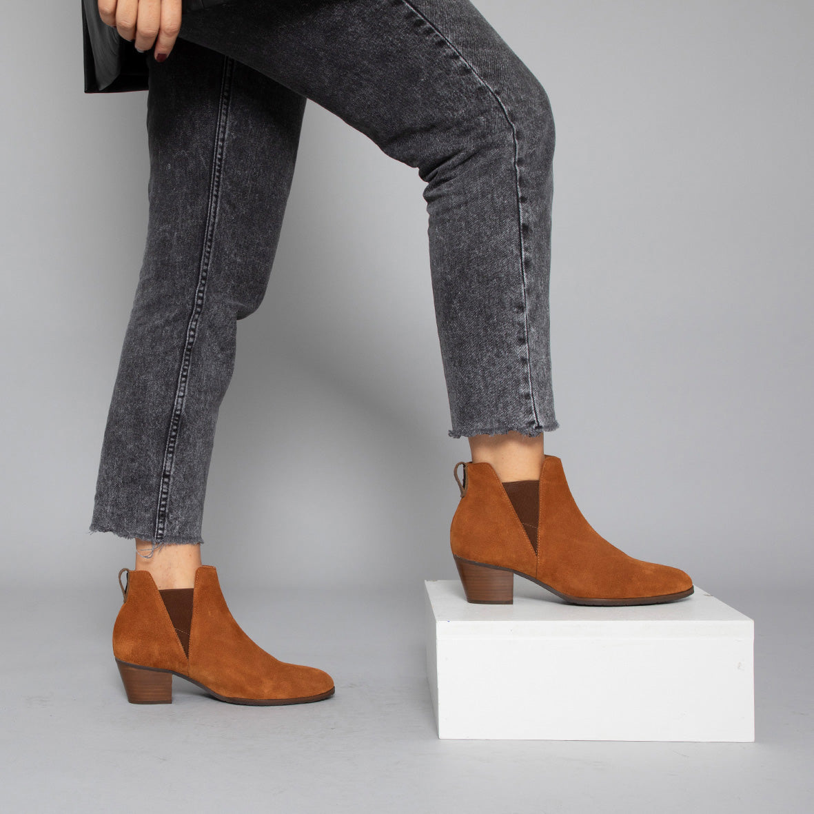 Women’s Brown Suede Ginny Boots MUK LUKS® Women main image 3