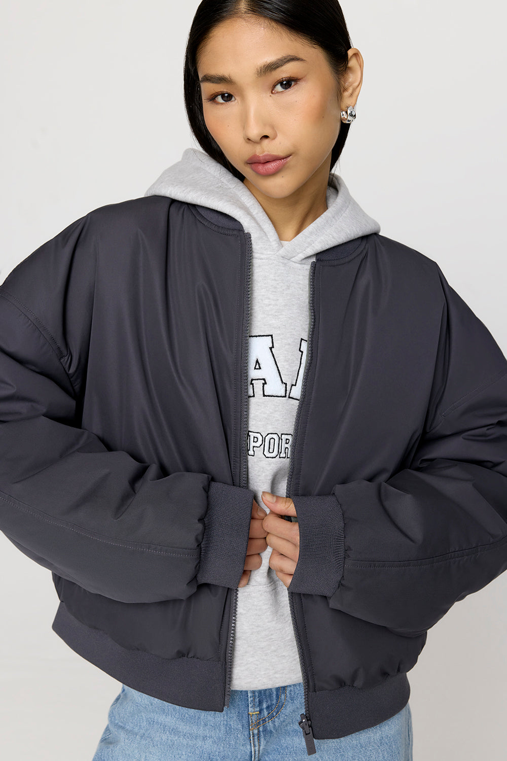 TALA Reversible Girlfriend Bomber Jacket 243519: New & Pre-loved