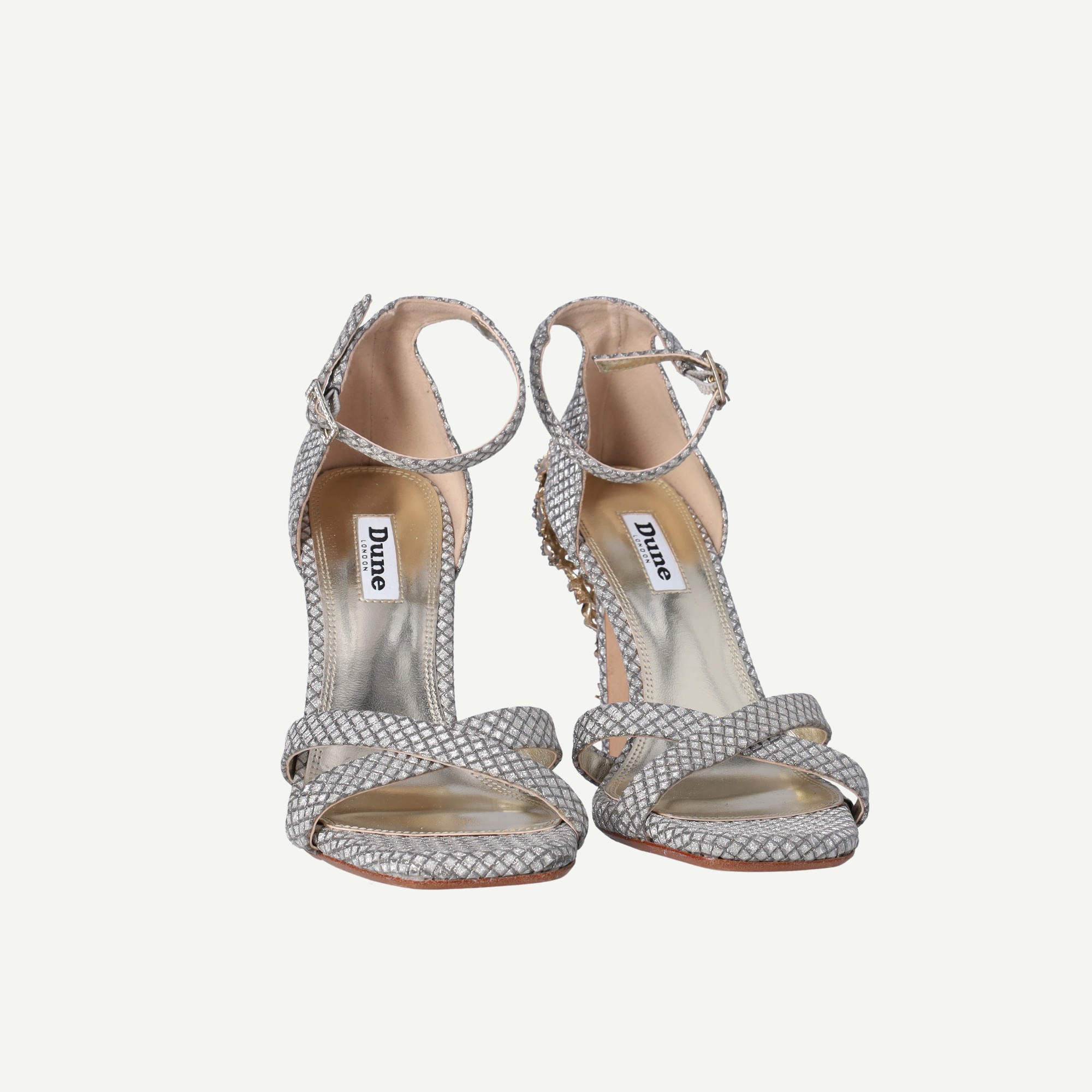 Dune LONDON::サンダル:4[RESALE] Dune London Woven Heeled Mules March Green | eBay